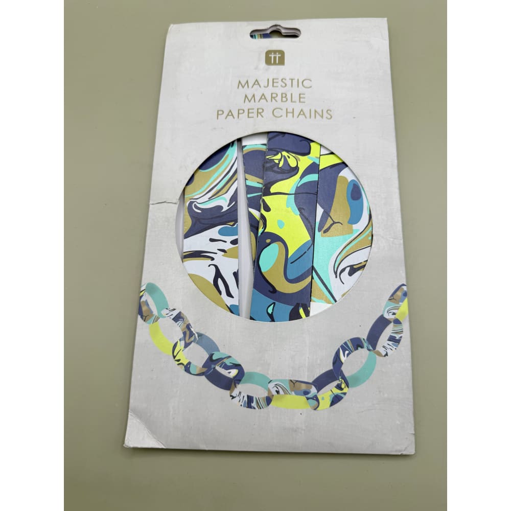 Majestic marble paper chains - party supplies stationery