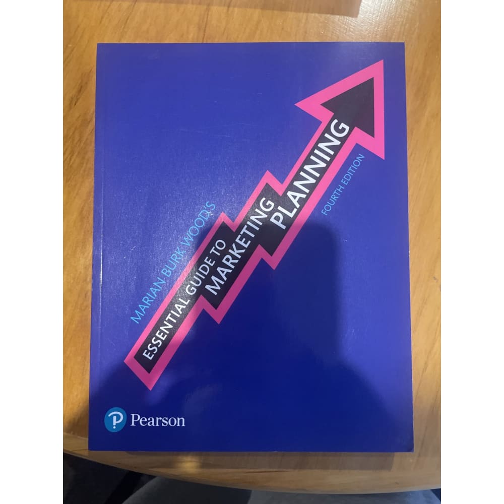 Essential guide to marketing planning - fourth edition - print books book - business - non-fiction printed media