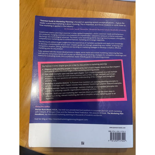 Essential guide to marketing planning - fourth edition - print books book - business - non-fiction printed media