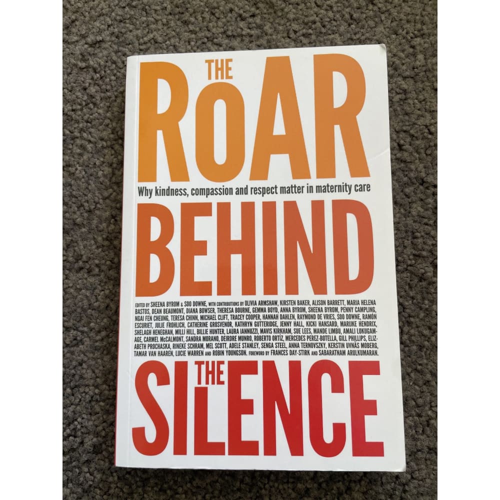 The roar behind the silence (maternity care book) - sheena byrom - print books book - condition: used - health