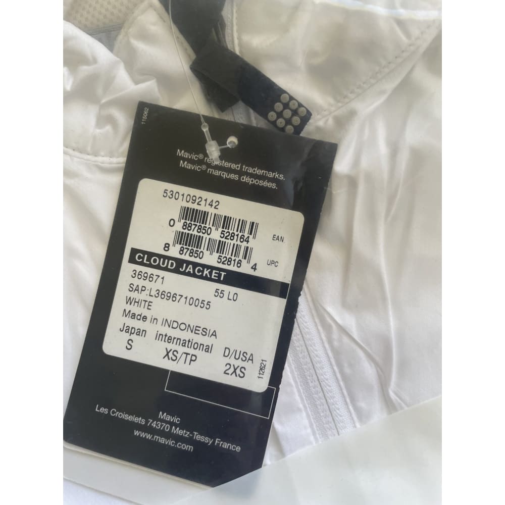 Bnwt mavik size xs cloud shower-proof jacket in white - coats & jackets clothing & fashion - jacket - jackets - men
