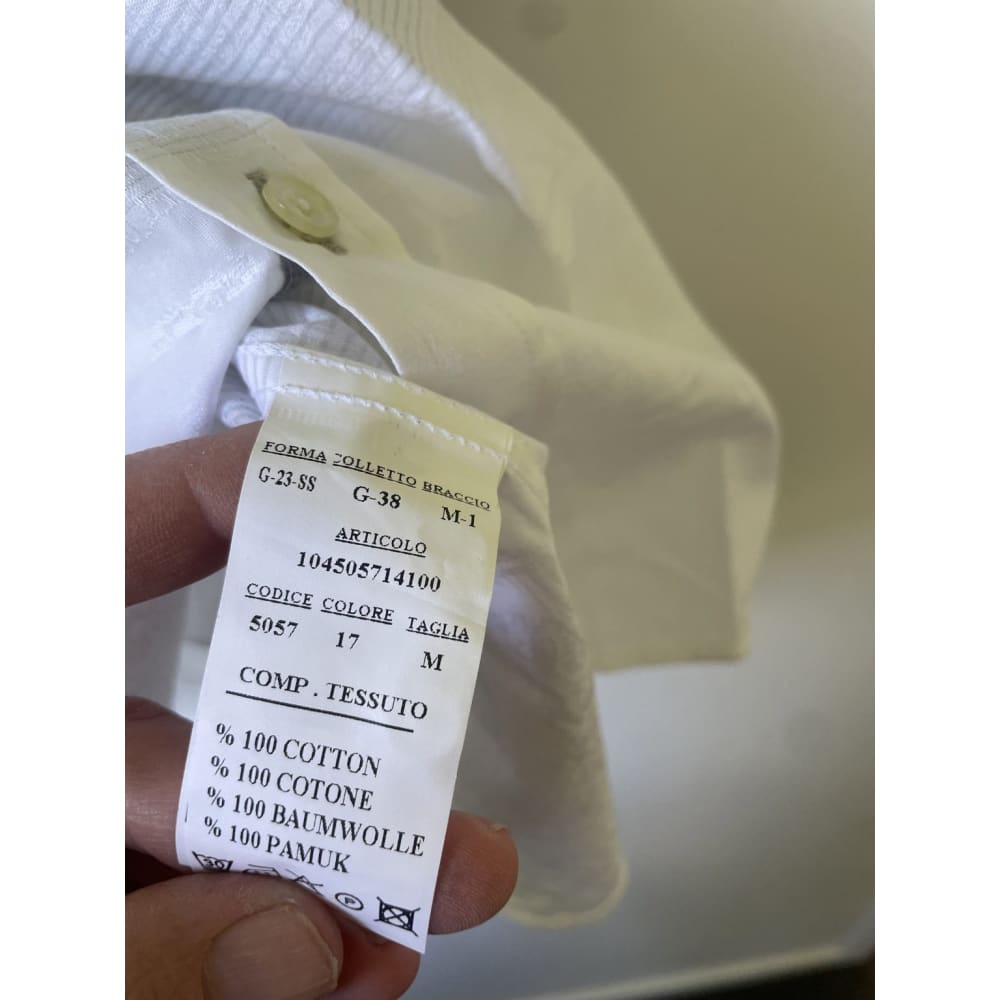 Brand new giovanni gentile slim fit size m cotton short sleeve shirt - shirts clothing & fashion - men - t-shirt - tops