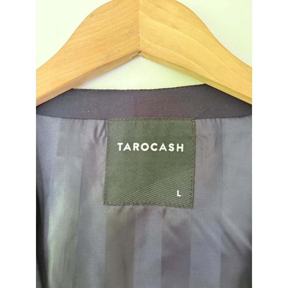 Tarocash men’s navy blue six-button waistcoat – size l | classic & polished look - vests top women’s apparel