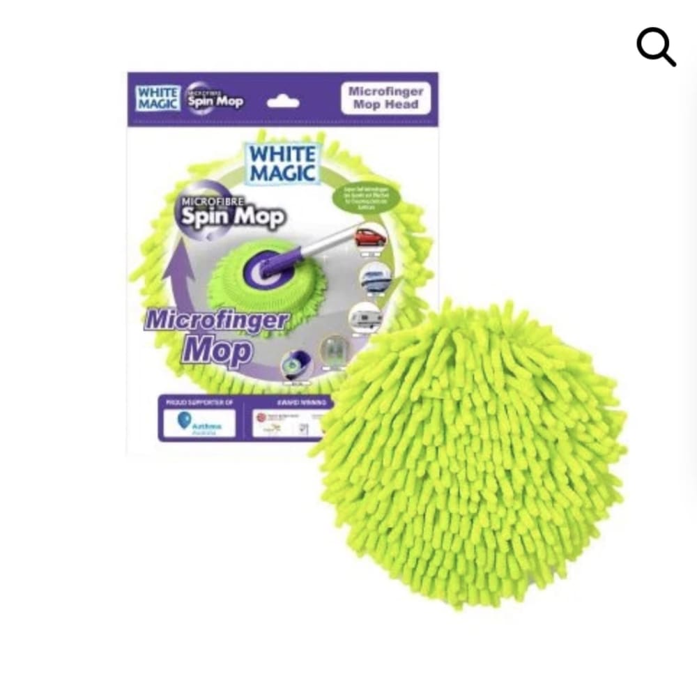 White magic microfinger mop head - mop heads & refills cleaner - cleaning - home & living - kitchen & cooking - mop