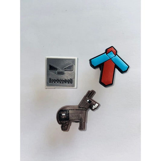 3x minecraft shoe charms - 2 - shoe accessories clogs - shoe accessories - shoe charms fashion accessories