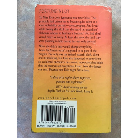 Mcalistair’s fortune - alissa johnson - print books book - condition: used - fiction printed media