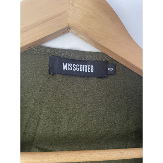 Bnwt missguided size 6 tie front top - clothing tops blouse - clothing & fashion - crop top - top women’s apparel