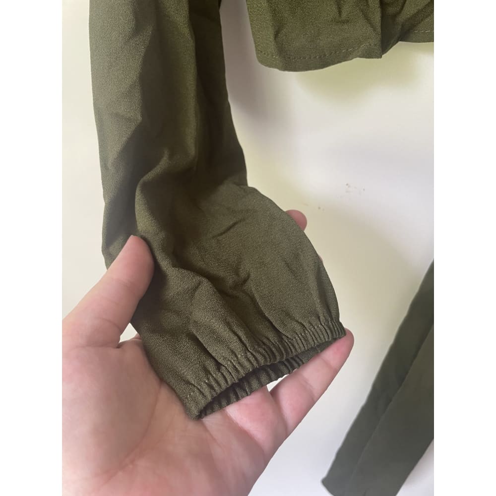 Bnwt missguided size 6 tie front top - clothing tops blouse - clothing & fashion - crop top - top women’s apparel