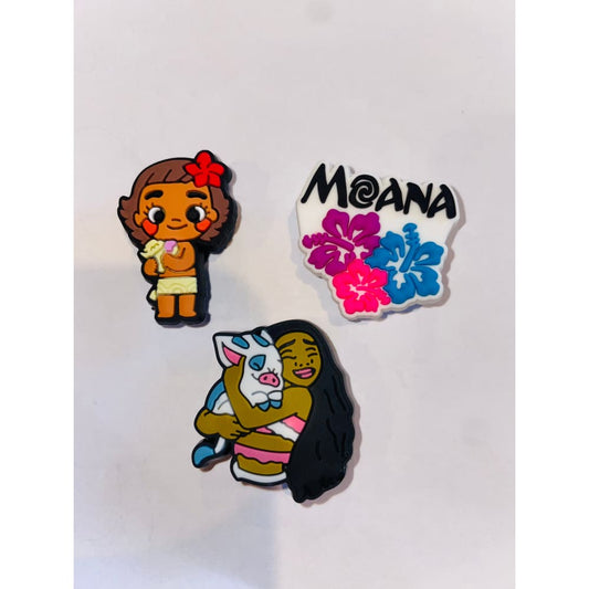 3x moana-themed shoe charms - 2 - shoe accessories clogs - shoe accessories - shoe charms fashion accessories