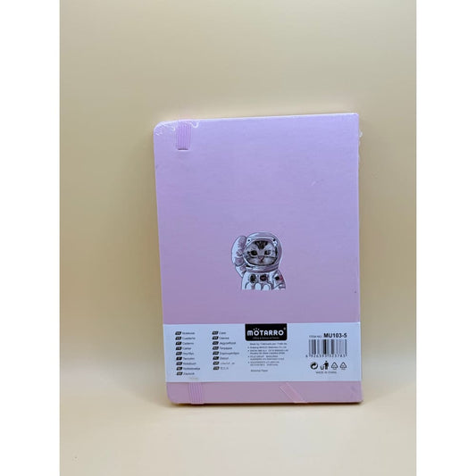 Mötarro a5 notebook - ’meow space’ design - notebooks & notepads stationery