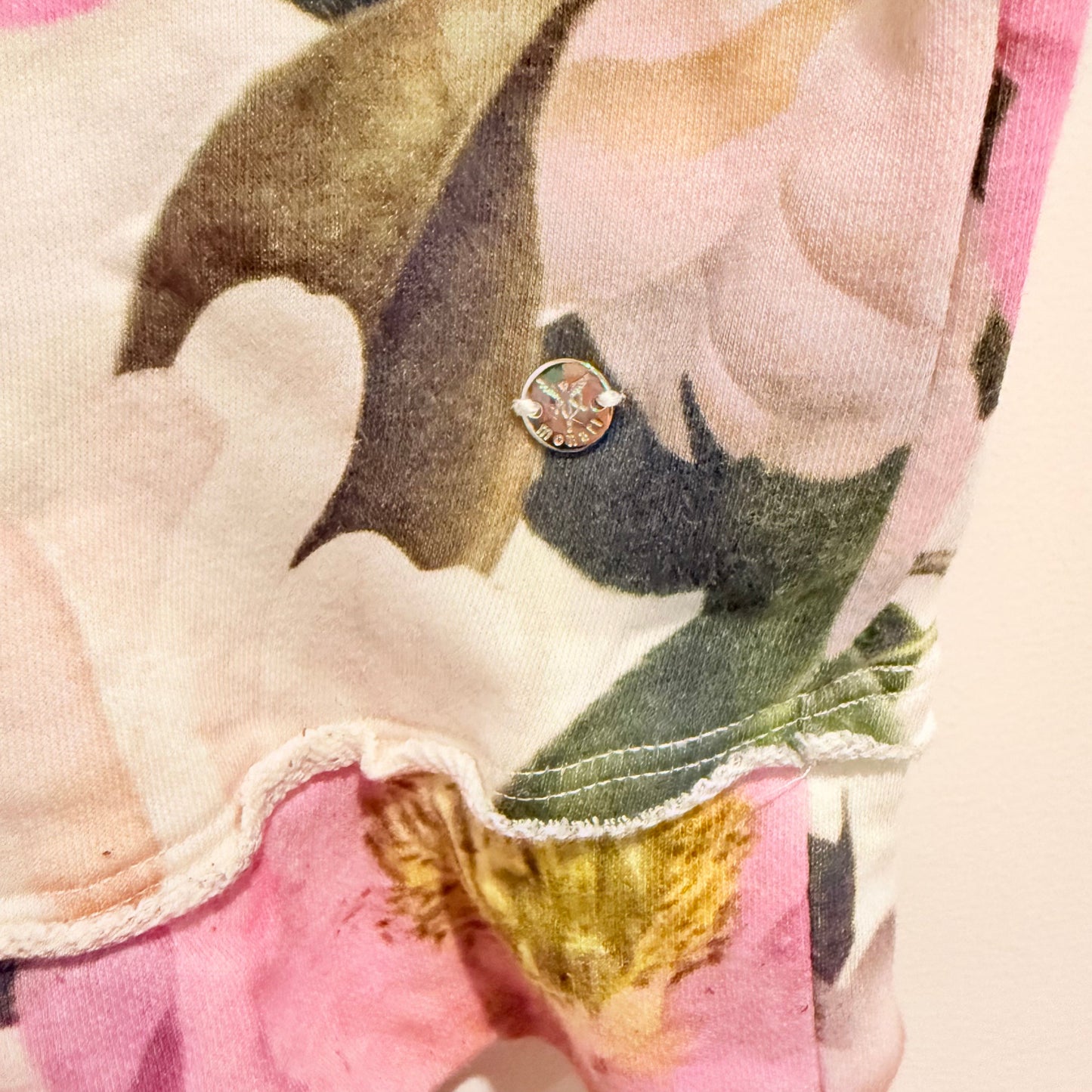 Monari size 36 roses live like a wild rose floral top - blouses top women’s apparel