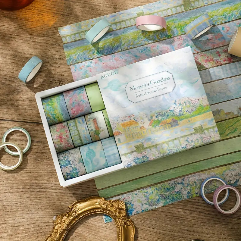 Monet’s garden washi tape - decorative tape crafts