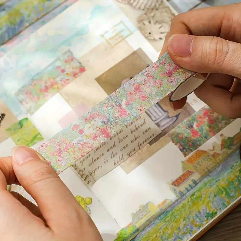 Monet’s garden washi tape - decorative tape crafts