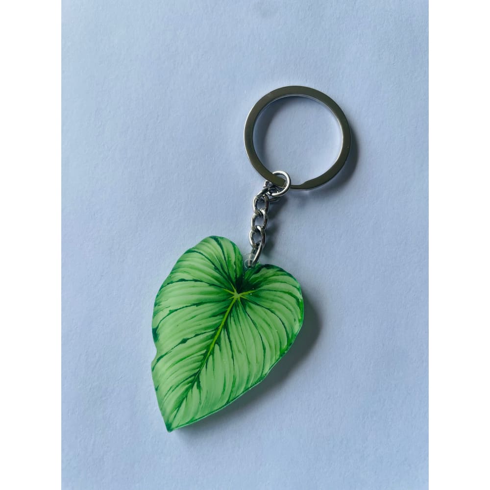 Monstera leaf keychain - keychains home&living materials