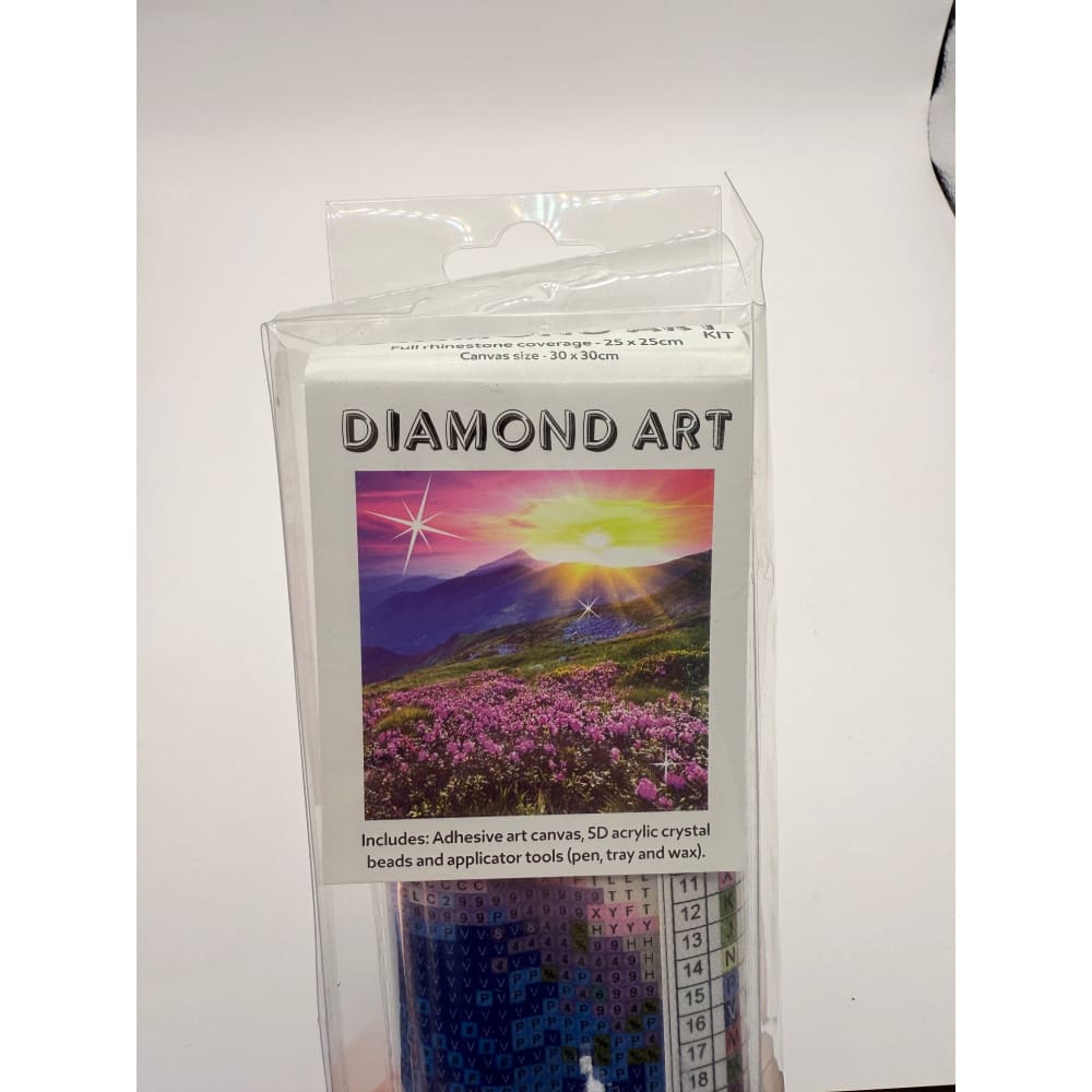 30cm x 30cm diamond art landscape sparkle kit - mosaic kits crafts