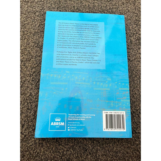 The ab guide to music theory part ii by eric taylor - print books condition: used printed media
