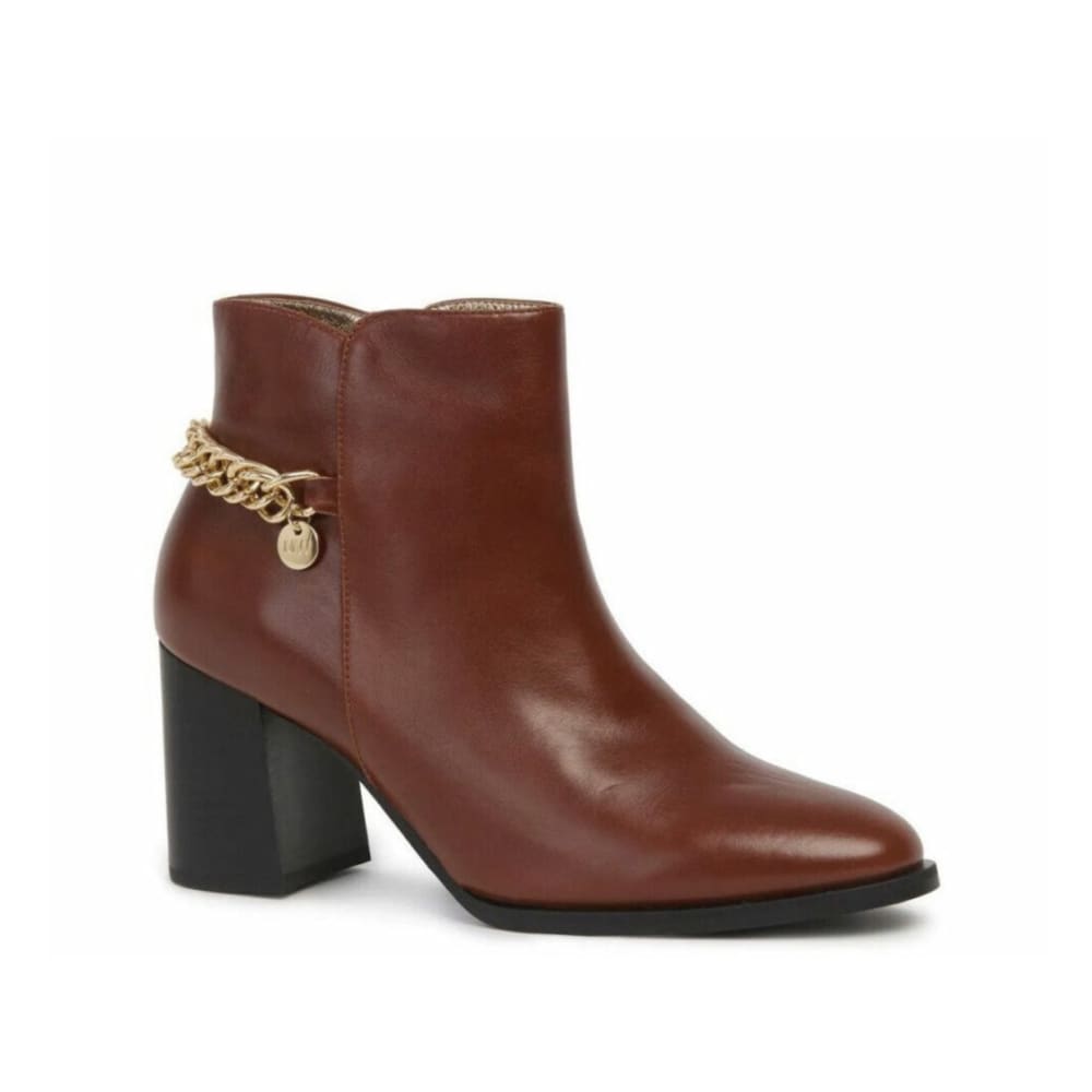 Mw by kathryn wilson tan hi-shine king boot rrp $349 - size 37 - boots boots - clothing & fashion - shoes women’s shoes