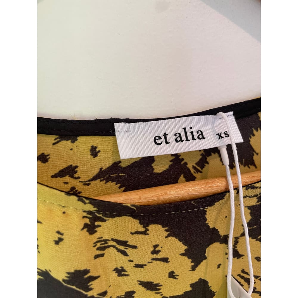 Et alia size xxs and xs kaftan style natalia dress in sunrise print – brand new - dresses clothing & fashion - designer