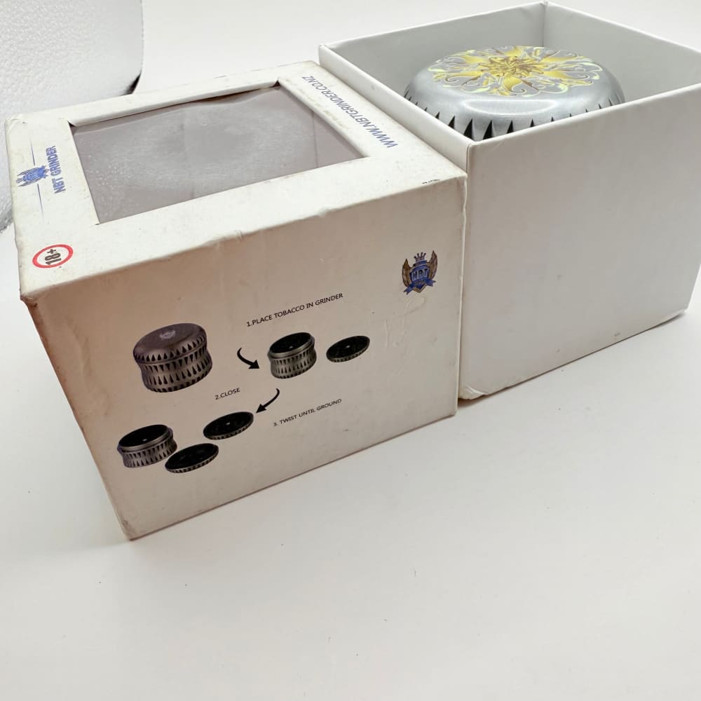 Nbt grinder with gold floral design - food grinders & mills home&living materials