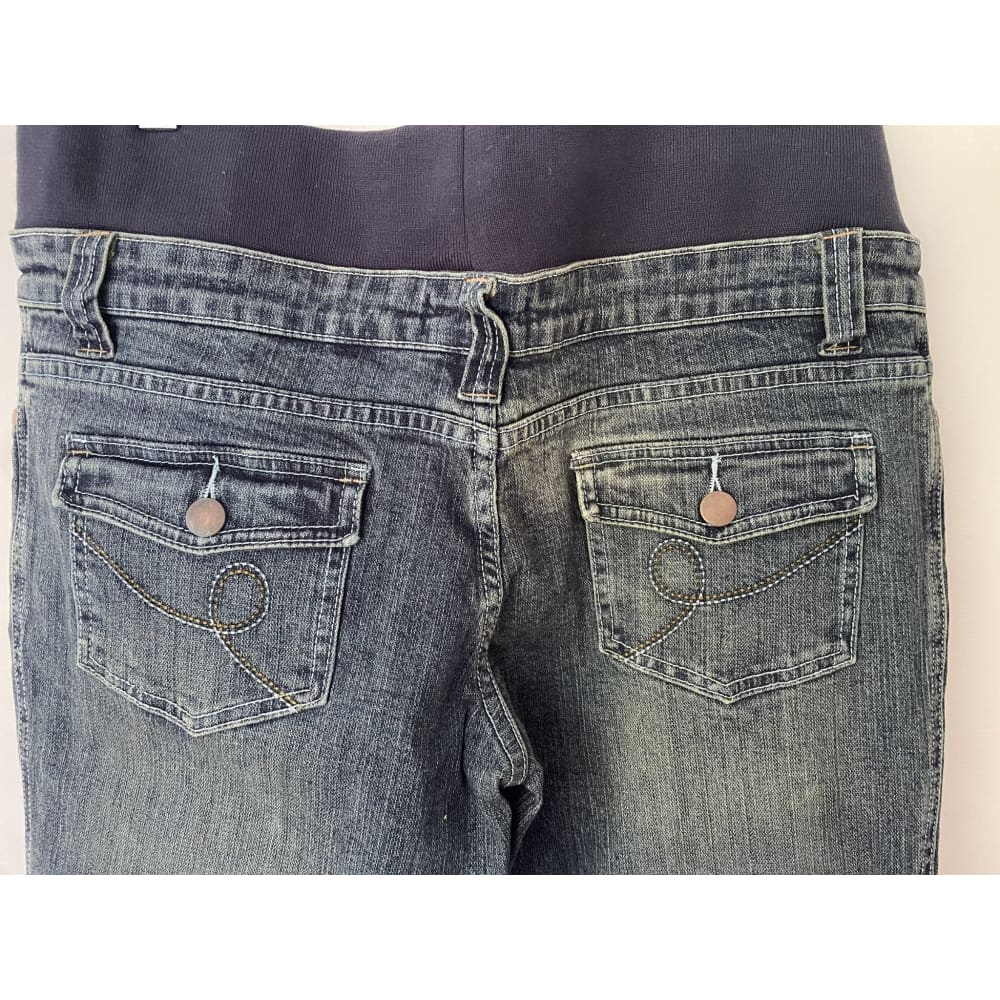 New beginnings size 12 maternity jeans â brand new some cosmetic corrosion | comfy everyday fit - jeans bottom