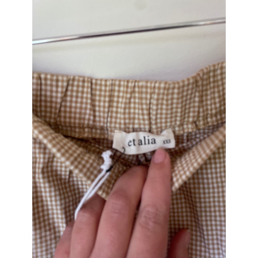 Et alia size xxs gingham evie skirt - skirts bottom - clothing & fashion - designer clearance - skirt womenâs apparel