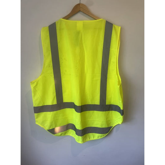 Jb’s wear high vis zip drop tail d + n vest size 4xl - 4xl - bullet proof vests clothing & fashion - men - vest men’s