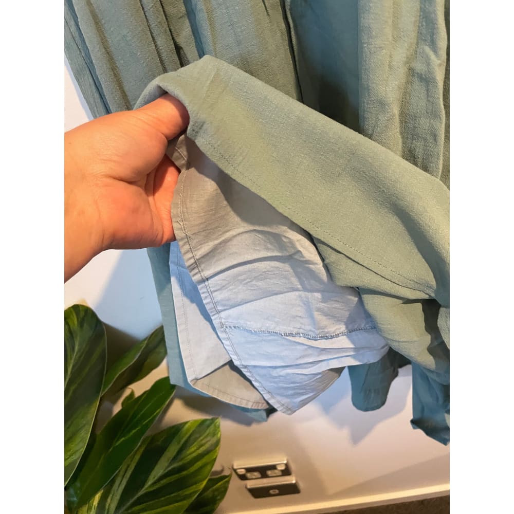 Et alia size xs/8 sage green jameson dress - blouses clothing & fashion - designer clearance - dresses - top women’s
