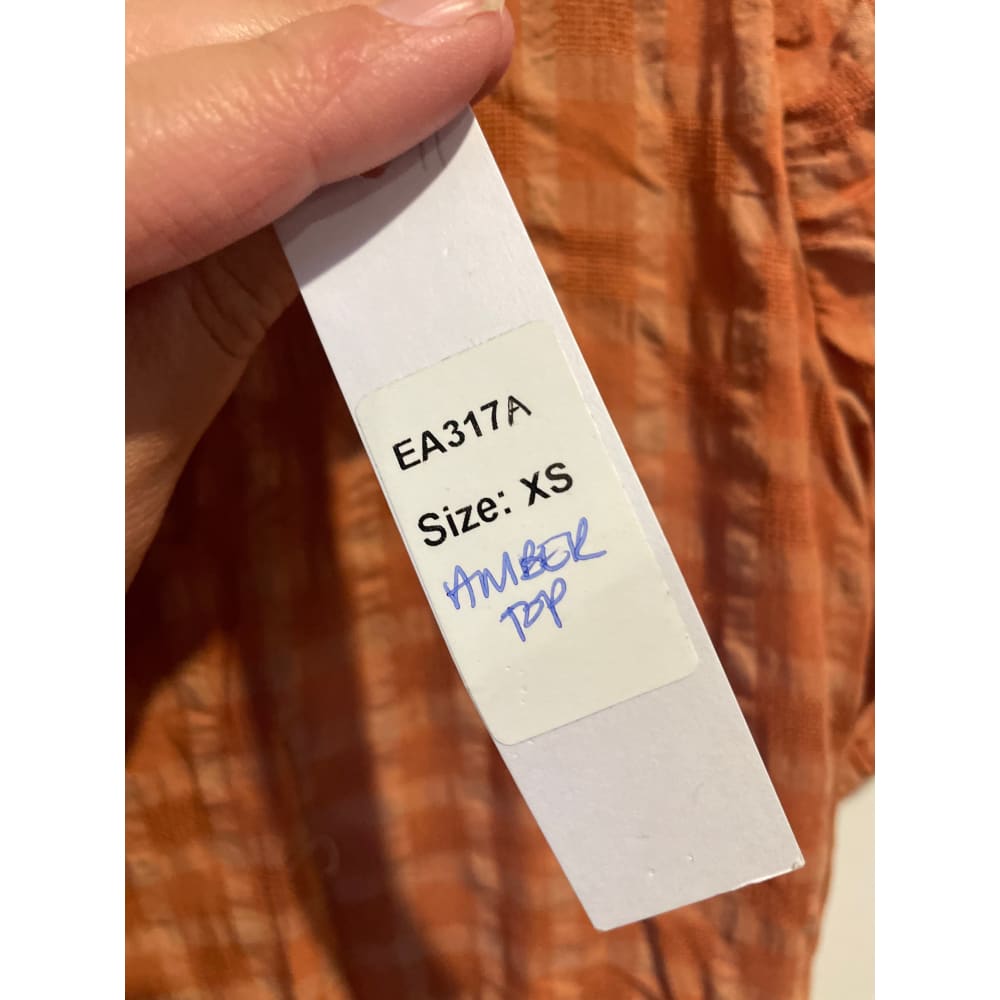 Et alia size xs avery amber top - blouses blouse - clothing & fashion - designer clearance - top women’s apparel