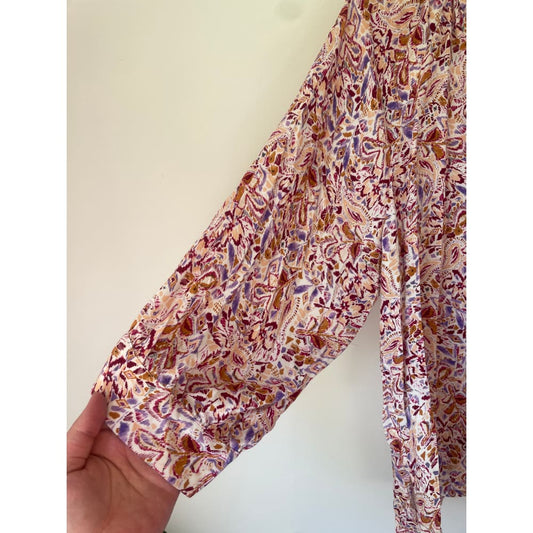 Seduce nz size 10 v-neck floral top - blouses blouse - clothing & fashion - designer clearance - top women’s apparel