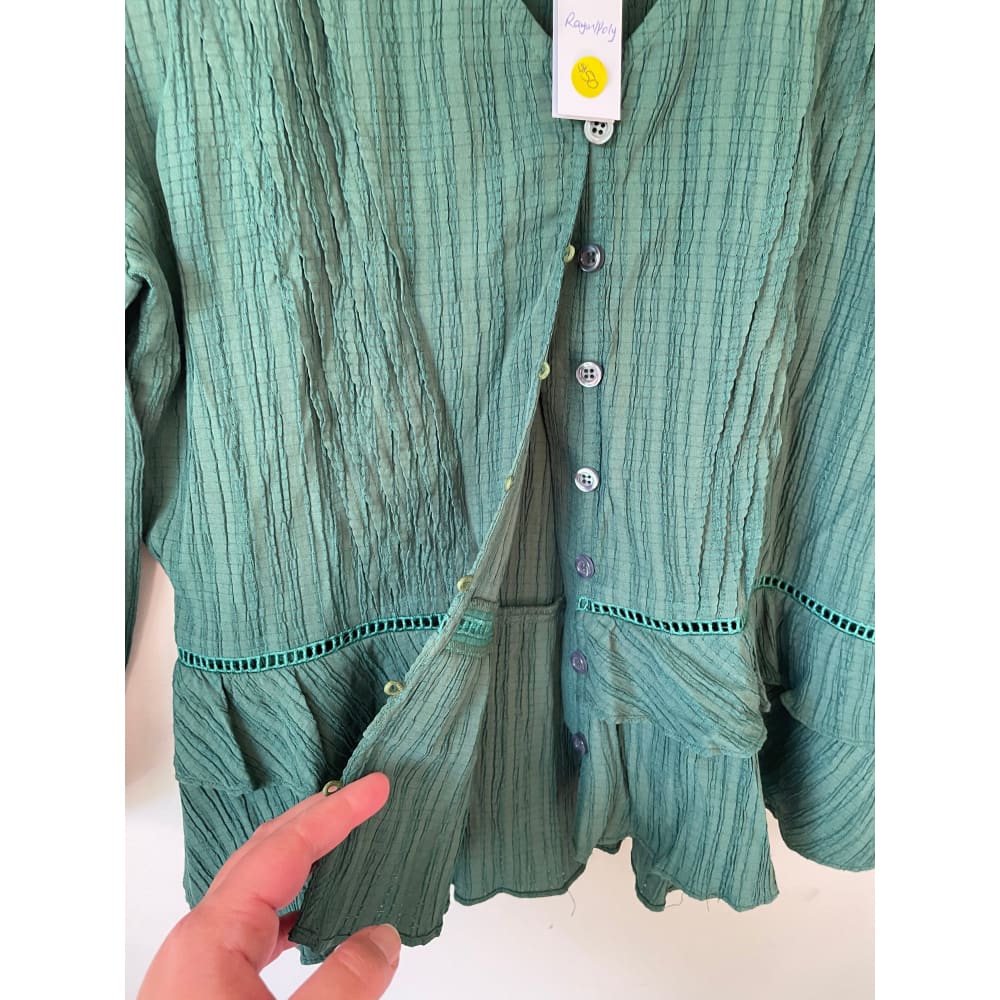Et alia size xs lilian blouse - clothing tops blouse - clothing & fashion - designer clearance - top women’s apparel