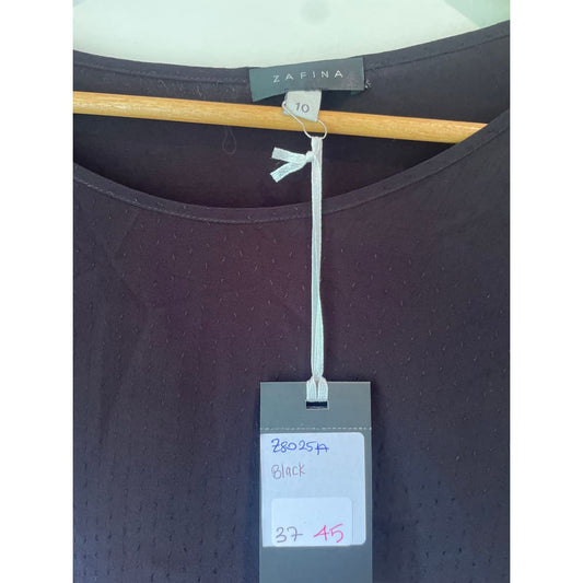 Zafina size 10 striped sleeve top - clothing tops blouse - clothing & fashion - designer clearance - top women’s apparel