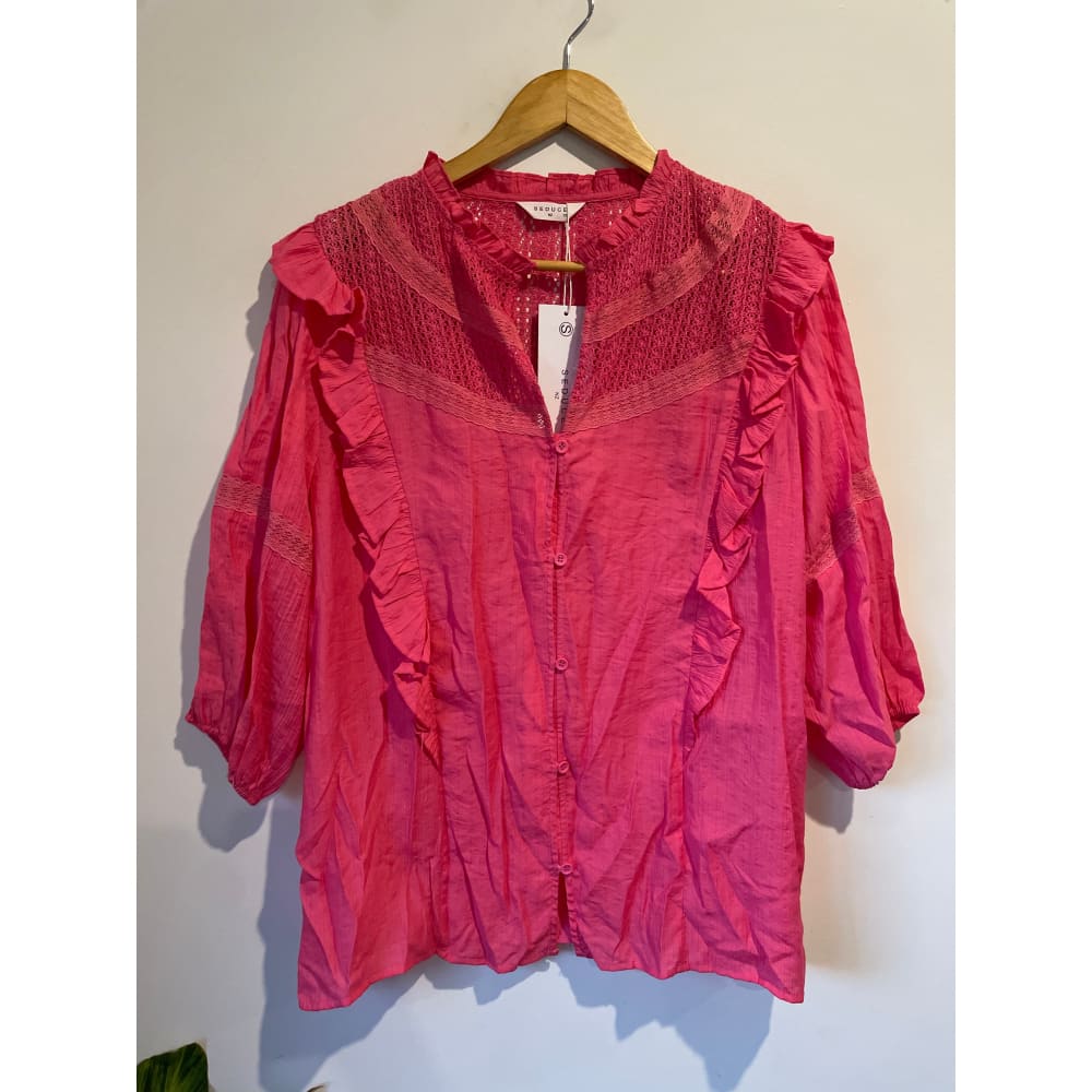 Seduce nz size 10 top in pink - clothing tops blouse - clothing & fashion - designer clearance - top women’s apparel