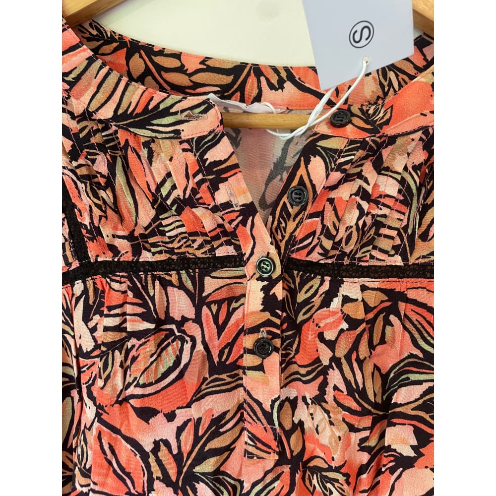 Seduce nz size 10 leaf print top - clothing tops blouse - clothing & fashion - designer clearance - top women’s apparel