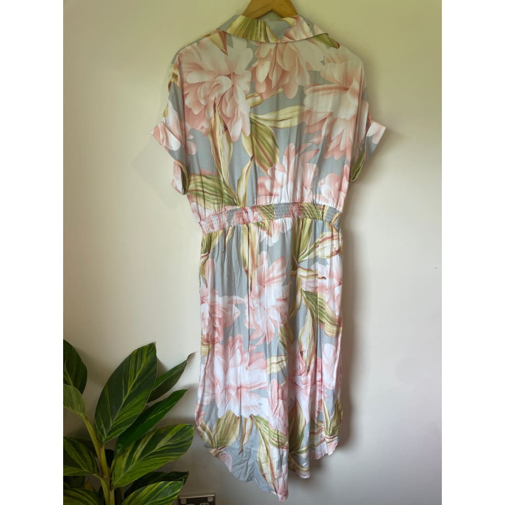 Sunny girl size 14 floral dress - dresses clothing & fashion - designer clearance - dresses - top women’s apparel