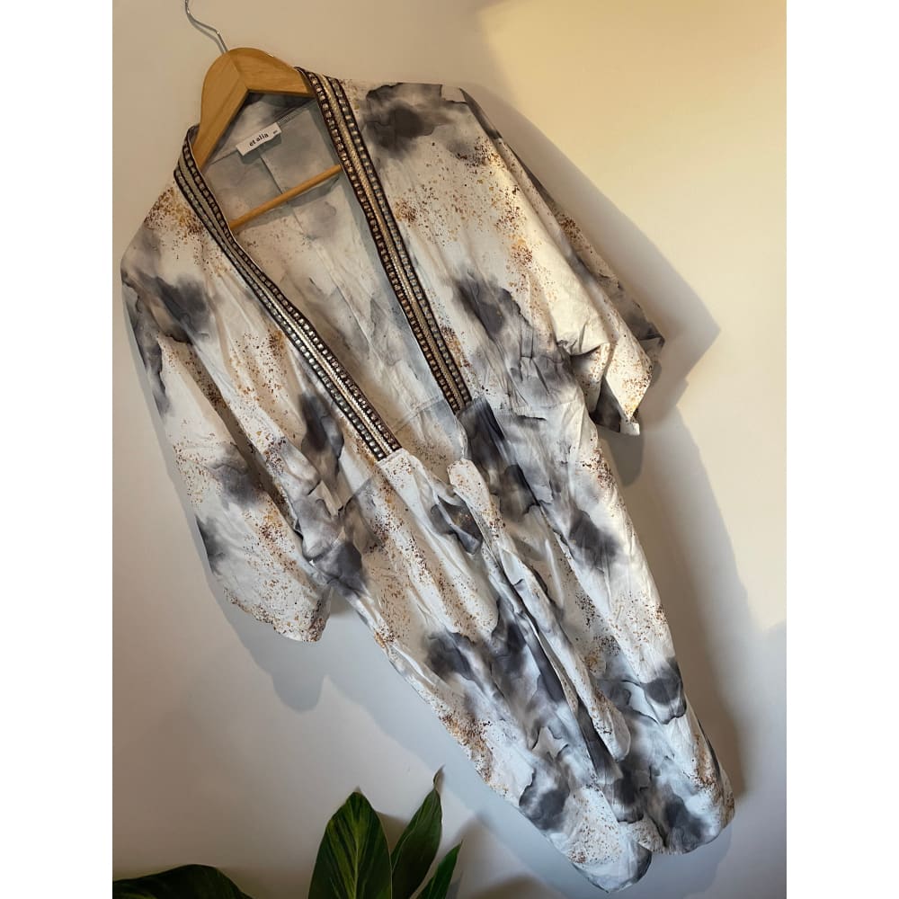 Et alia size xs (or bigger) tie front kimono - kimonos clothing & fashion - designer clearance - kimono women’s apparel