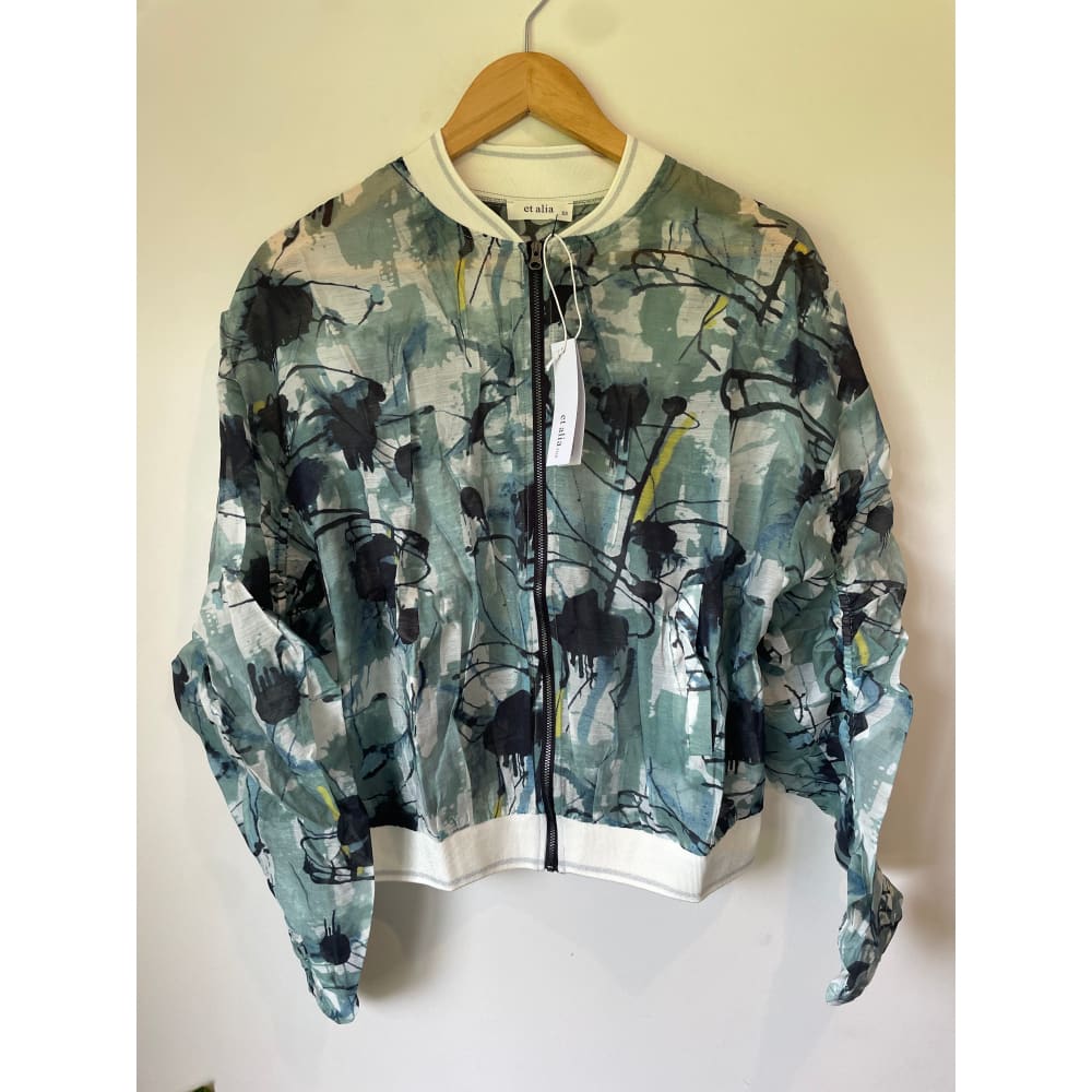 Et alia size xs gadsby bomber - coats & jackets clothing & fashion - coat - designer clearance - jacket - sweatshirt