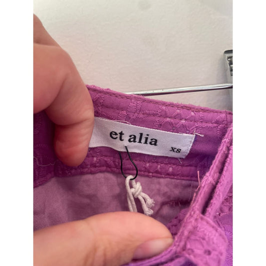 Et alia xs cotton shorts. - shorts bottom - clothing & fashion - designer clearance - shorts women’s apparel
