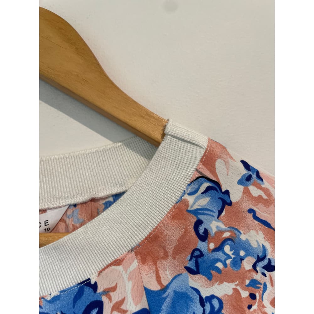 Seduce nz size 10 floral top - clothing tops blouse - clothing & fashion - designer clearance - top women’s apparel
