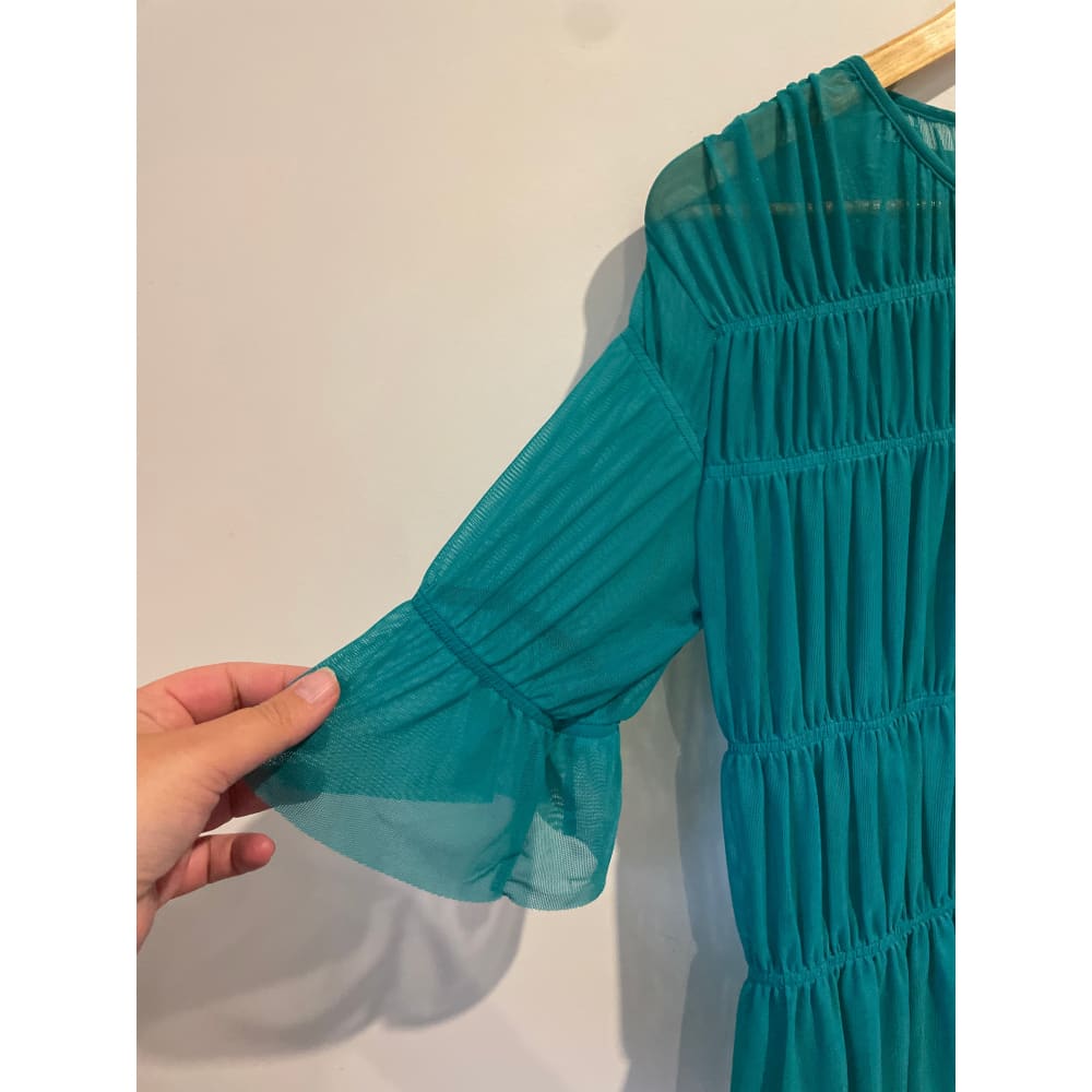 Et alia size xs mesh top - clothing tops blouse - clothing & fashion - designer clearance - top women’s apparel
