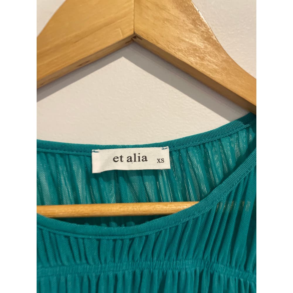 Et alia size xs mesh top - clothing tops blouse - clothing & fashion - designer clearance - top women’s apparel