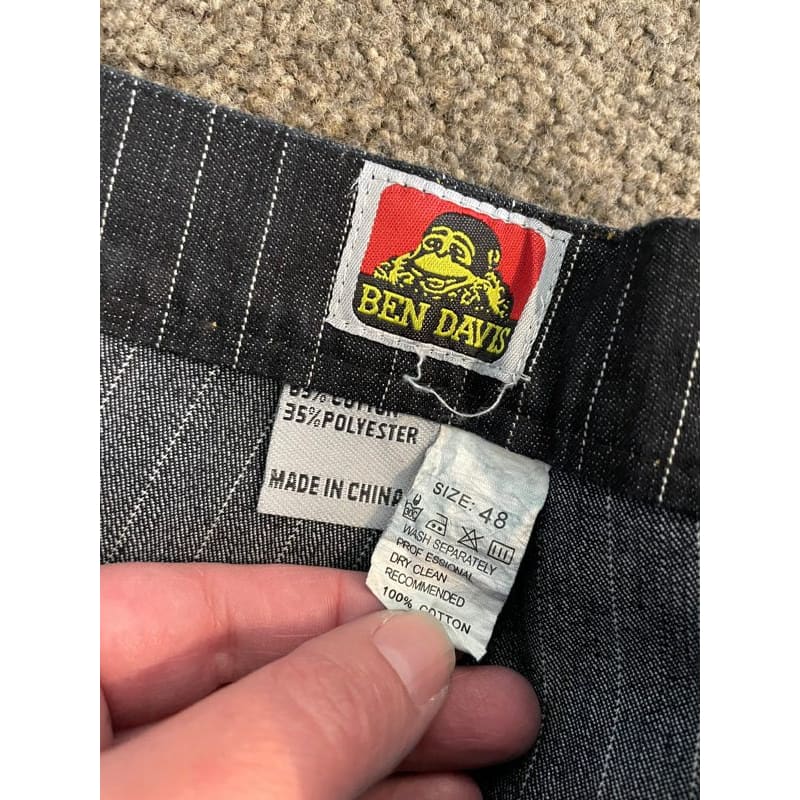 Brand new size 48 heavy weight black pinstripe pants - pants baby clothing - clothing & fashion - pants women’s apparel