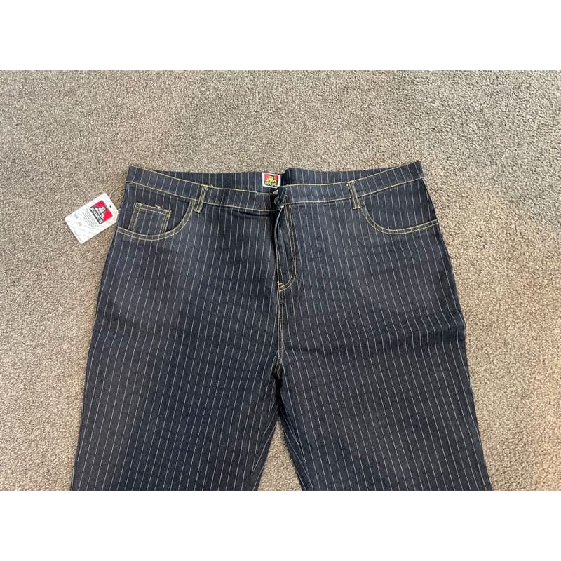 Brand new size 48 heavy weight black pinstripe pants - pants baby clothing - clothing & fashion - pants women’s apparel