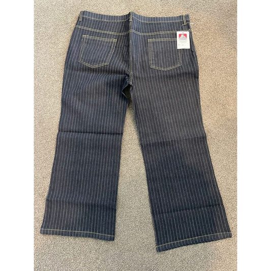 Brand new size 48 heavy weight black pinstripe pants - pants baby clothing - clothing & fashion - pants women’s apparel
