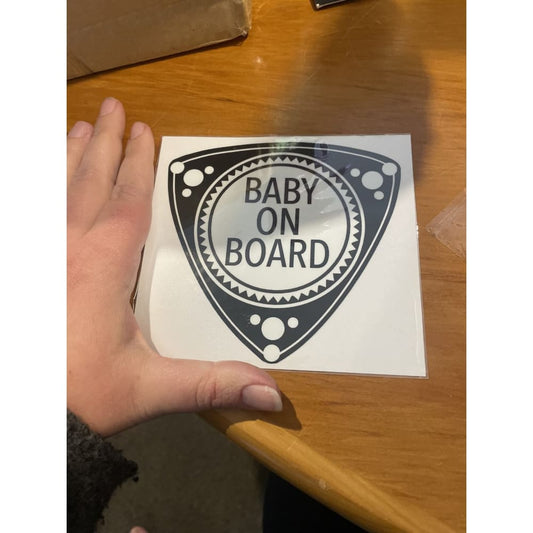 Rotor baby on board decal - vehicle decals stationery - stickers stationery