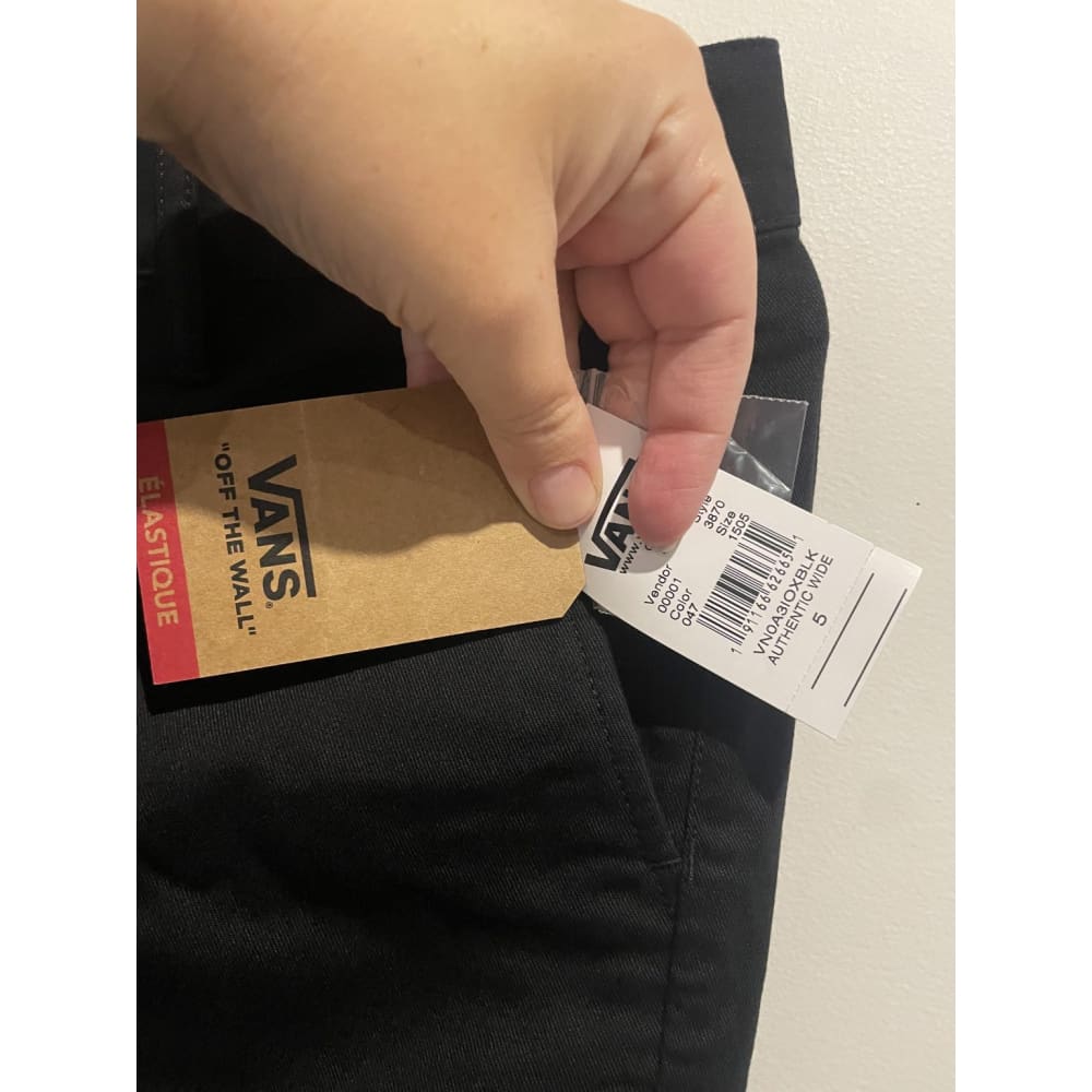 Bnwt vans size s authentic wide leg chinos - pants clothing & fashion - pants women’s apparel