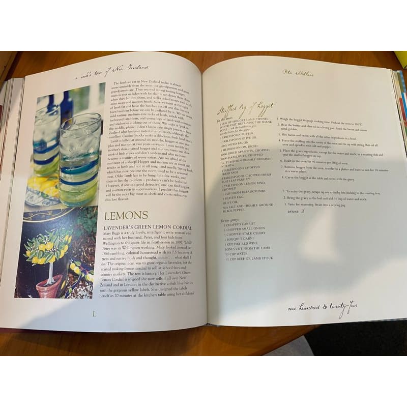 A cook’s tour of new zealand - peta mathias - print books book - condition: used - cookbooks - health & wellness