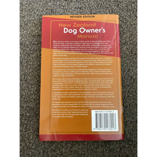 New zealand dog owner’s manual - revised edition - pet supplies condition: used - pet - pet apparel & accessories pet