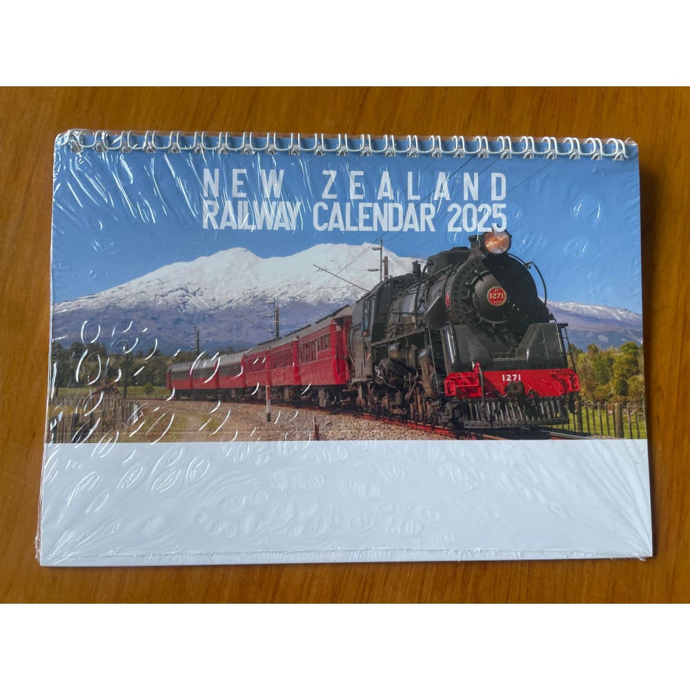 New zealand railway calendar 2025 – wall & desk versions – stunning train photography - railway calendar 2 - wall