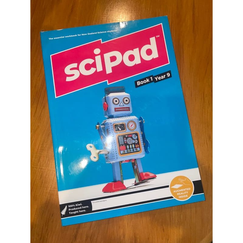 Scipad book 1 year 9 - print books book - condition: used - education - science printed media