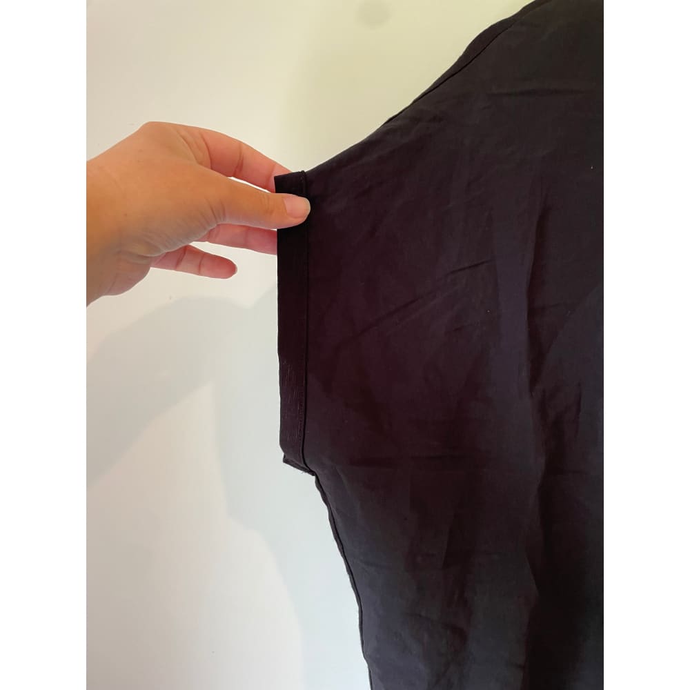 Next mixed-fabric top – size 10 (brand new cut-label modal blend & jersey) - t-shirts blouse - bnew label cut branded